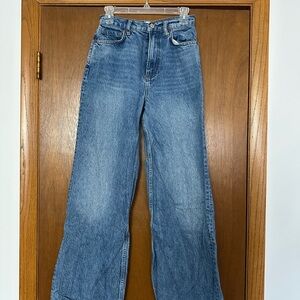 Reformation Blue Flare & Wide Leg Jeans